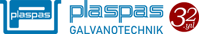 Plaspas Galvanotechnik metal kaplama tesisi üretimi logo